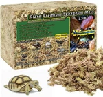 Riare 2.2LB Natural Sphagnum Moss For Reptiles- 50QT Substrate F.... Fixed Price $39.53.