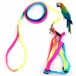 Hypeety Pet Bird Harness Leash With Buckle 0.59 47.24 In, Random. Fixed Price $13.29.