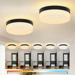 Letry 2 Pack Led Flush Mount Ceiling Light 5CCT Dimmable Home Fixture Round Lamp. Fixed Price $76.00.