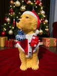 *new* 2.5 Ft Led Golden Retriever Christmas Blow Mold Home Depot 2025. Fixed Price $113.99.