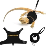 Hypeety Bearded Dragon Harness And Leash Set Adjustable Escape Proof Outdo. Fixed Price $9.99.