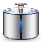 Boorca Cat Water Fountain, 84OZ/2.5L Stainless Steel Pet. Fixed Price $33.23.