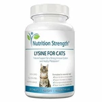 Nutrition Strength Lysine For Cats, Help Support The 120 Chewable Tablets. Fixed Price $36.97.