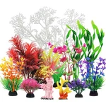 Quozuo Aquarium Decorations Plants With Resin Coral, 12 Pcs Fish Tank Accesso.... Fixed Price $15.67.