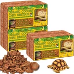 Riare 2 Pack Natural Coconut Chip Substrate For Reptiles- Compressed Hus. Fixed Price $33.99.