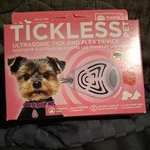 Tickless Pet Ultrasonic And Flea Device - Pink New. Fixed Price $47.00.