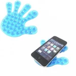 Blue Double Sided Suction Cup Holder Hand Shape Non-slip Gripper For Cell Phones. Fixed Price $9.49.