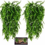 Hercocci 2 Pack Reptile Plants, Terrarium Hanging Pieces,. Fixed Price $15.93.