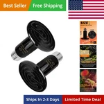 50W 2 Pack Ceramic Heat Lamp,black Infrared Bulb Emitter For Pet Coop He.... Fixed Price $24.16.