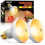 Mixjoy 100W Heat Lamp Bulbs, 2PACK For Reptiles White. Fixed Price $20.99.