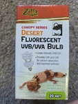 Zilla Canopy Series Fluorescent Uvb/uva Bulbs Desert 20 W. Fixed Price $19.99.