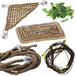 5 Pcs Bearded Dragon Hammock, Flexible Jungle Climber Reptile Vines Terrarium.... Fixed Price $26.83.