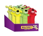Multipet Loofa Assorted Plush Squeaker Dog Toy Large 1 Pk (3-PACK). Fixed Price $19.22.