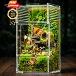 Zenwukong Jumping Spider Enclosure - Acrylic Terrarium 3X3X6INCH, Transparent. Fixed Price $23.98.