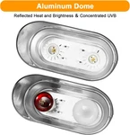Dual Light With Switches, Heat Lamp Fixture, Reptiles.... Fixed Price $41.95.