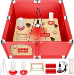 All-in-one Chicken Brooder Box For Chicks, Starter Kit With Timer Heat Lamp, Saw. Fixed Price $119.99.