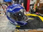 Scorpion Pump Up Motorcycle Helmet Blue Black Large Vented Bag EXO-1000. Fixed Price $129.99.