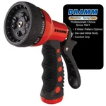 Garden Hose Nozzle 9 Spray Patterns Heavy Duty Metal Red Dramm 12701 Revolver. Fixed Price $35.99.