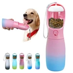 Mitocapy Dog Water Bottle With Food Container, 19OZ Large Capacity Blue&pink. Fixed Price $23.23.