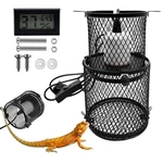 Kathson Retractable Heat Lamp Guard,reptile Anti-scald Mesh Cage Prot.... Fixed Price $30.75.