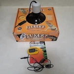 Fluker's Deluxe Clamp Reptiles 8.5" 150WATT And Zoo Med Digital Thermometer. Fixed Price $22.95.