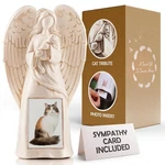 Muldale Angel Statue - Indoor/outdoor Cat Memorial With Photo Holder 11'. Fixed Price $39.32.