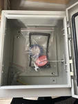 Cxcesns Outdoor Electrical Box 12 10 6'' Nema 4X Enclosure Steel Waterproof. Fixed Price $38.50.