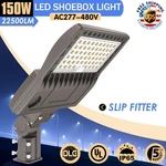 480V -150W Led Parking Lot Shoebox Pole 21000 Lumens Outdoor Street Lights. Fixed Price $141.15.
