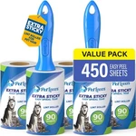Petlovers Extra Sticky Lint Roller Mega Value Set 450 Sheets For Hair Rem.... Fixed Price $18.34.