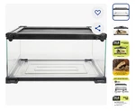 Zilla Quickbuild Terrarium 20IN X 12IN 10IN With Easy Clean Bedding Tray. Fixed Price $99.99.