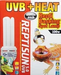 Zoo Med Heat Basking Spot 100 Watt And Uvb 5.0 26 Combo Pack FSC-1. Fixed Price $39.99.