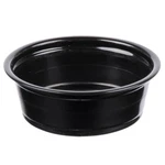 1.5OZ Black Disposable Reptile Lizard Food Water Cups Dishes Magnatural Gecko.... Fixed Price $5.50.