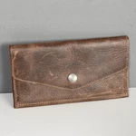 Hide & Drink Leather Wallet W/ Zipper Cash Change 3 Pocket Card Holders Edc. Fixed Price $39.97.