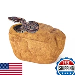 Zoo 3-IN-1 Reptile Hide Cave For Snake, Ball Python Resin. Fixed Price $73.74.