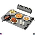 Food Warming Mat 15X23.6" With 9-LEVEL Temp Control For Parties & Daily Use. Fixed Price $109.75.