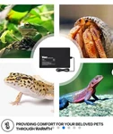 1000W Digital Heat Mat Thermostat & Ipower Reptile 8 X12 Pad XHC-F036D. Fixed Price $49.99.