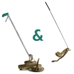 Iclover Snake Grabber Tool, 47" Tongs + 39" Telescopic Hook St.... Fixed Price $41.85.