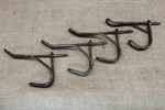 4 Old Coat Hooks Twisted Wire Metal 1880S Vintage Farm School House Rustic Steel. Fixed Price $28.70.