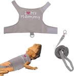 Bearded Dragon Leash And Harness Set, Cute Adjustable Lizard Reptile .... Fixed Price $15.39.