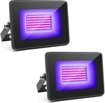 Inshareplus Uv Flood Light, 30W IP66-WATERPROOF 395NM-405NM Black. Fixed Price $39.99.