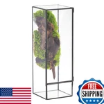Ncyp Closed Glass Terrarium With Door - 3.9"X3.9"X11.8" Tall Rectangle Planter. Fixed Price $65.15.