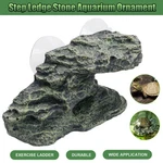 Turtle Basking Platform Climbing Ramp Shale Reptiles Stone Aquarium Rock Decor. Fixed Price $14.99.