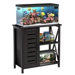 Herture 2029 Gallon Fish Tank Stand, Aquarium With Cabinet Accessories .... Fixed Price $134.84.