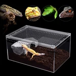 2.5 Gallon Magnetic Acrylic Large Enclosure Reptile Breeding Box Terrarium Cage. Fixed Price $22.96.