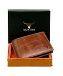 Napa Hide Leather Bifold Wallets For Men Rfid Blocking Stylist Gift. Fixed Price $12.99.