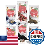 Snout & Shell Hermit Crab Food Bundle: Fruity Breakfast Blend, Ocean Mix. Fixed Price $78.82.