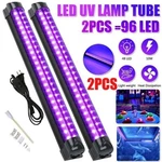 2PCS 96LED Uv Black Light Bar Fixtures Ultraviolet Lamp Strip Us Plug Party Club. Fixed Price $17.52.