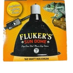 Flukers Reptile Aquarium Light Sun Dome Lizards Turtles Animal Pets. Fixed Price $35.00.