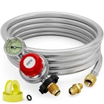 Calpose 12FT High Pressure Propane Regulator With Hose, 0-30PSI Adjustable Pr.... Fixed Price $42.27.