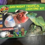 Zoo Med Day & Night Tropical Lighting Kit 1EA. Fixed Price $32.00.
